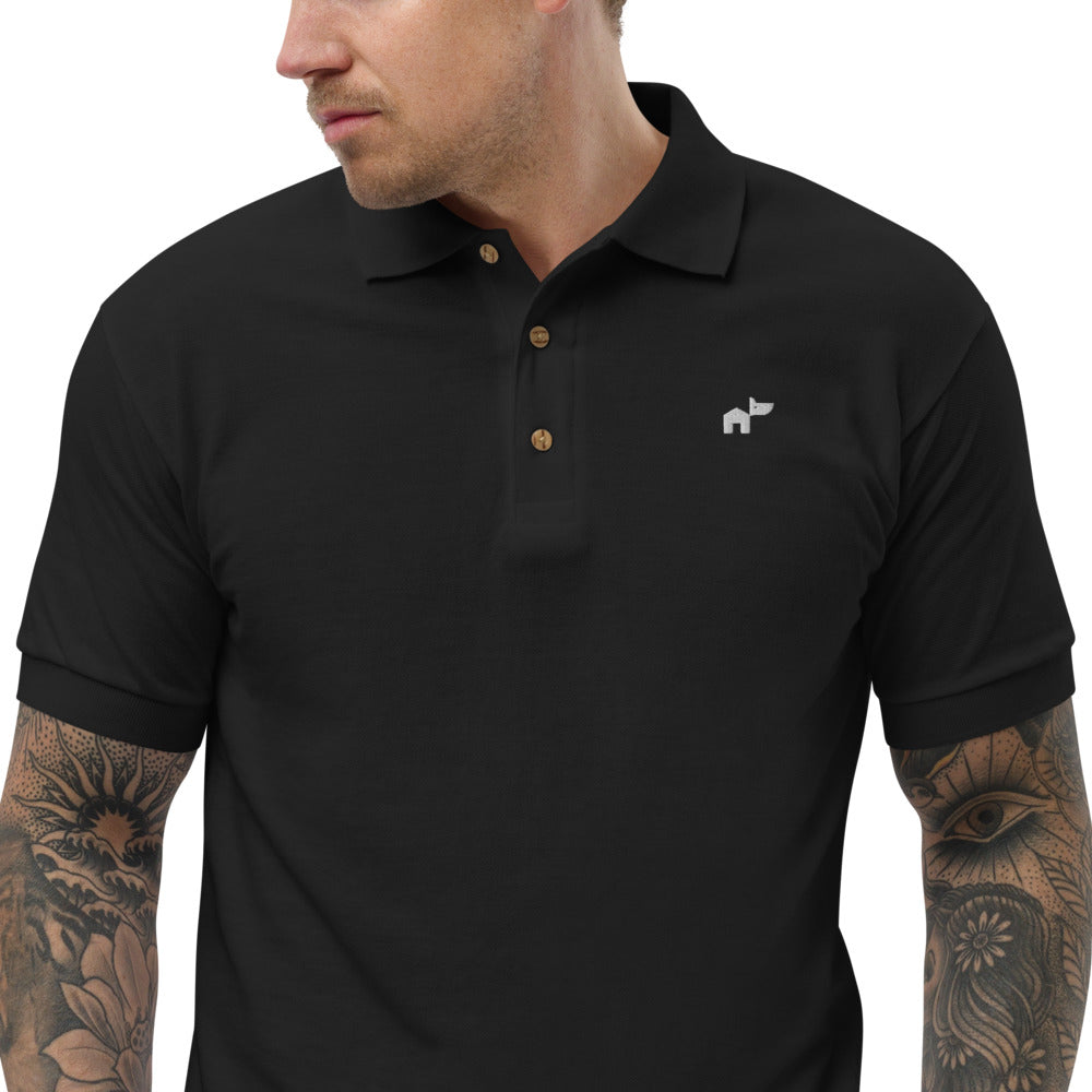 Classic Polo Shirt by Gildan - Embroidered -  5 Color Choices