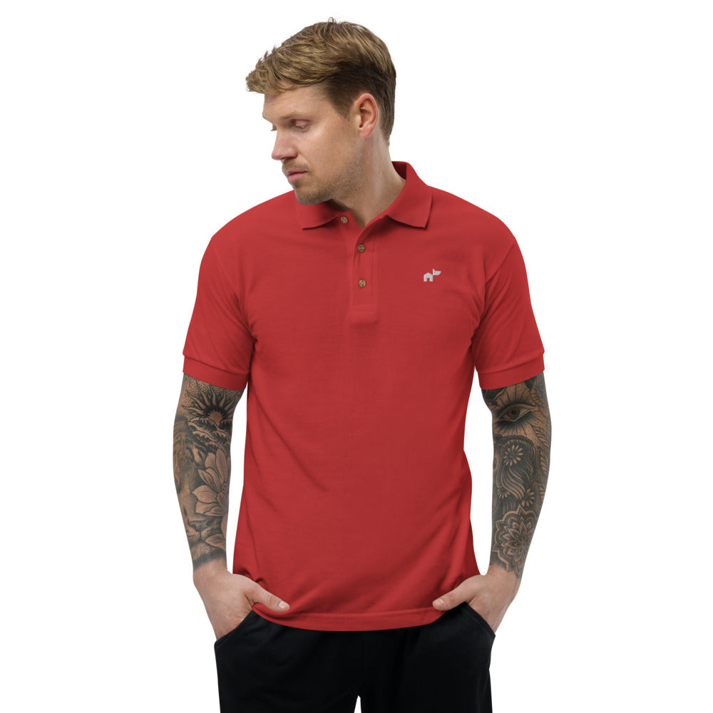 Classic Polo Shirt by Gildan - Embroidered -  5 Color Choices