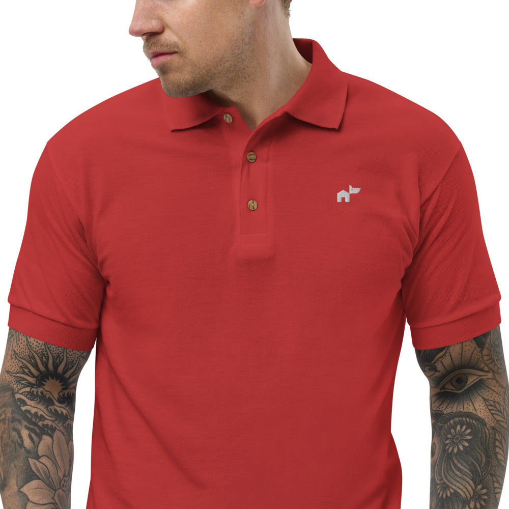Classic Polo Shirt by Gildan - Embroidered -  5 Color Choices