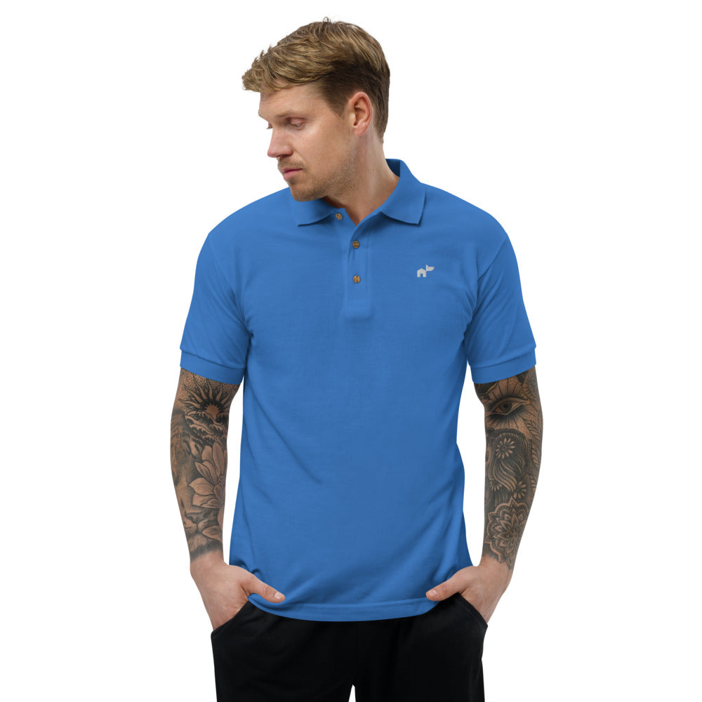 Classic Polo Shirt by Gildan - Embroidered -  5 Color Choices