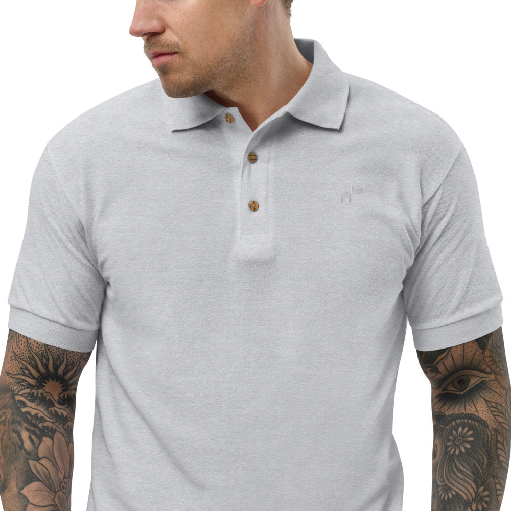 Classic Polo Shirt by Gildan - Embroidered -  5 Color Choices