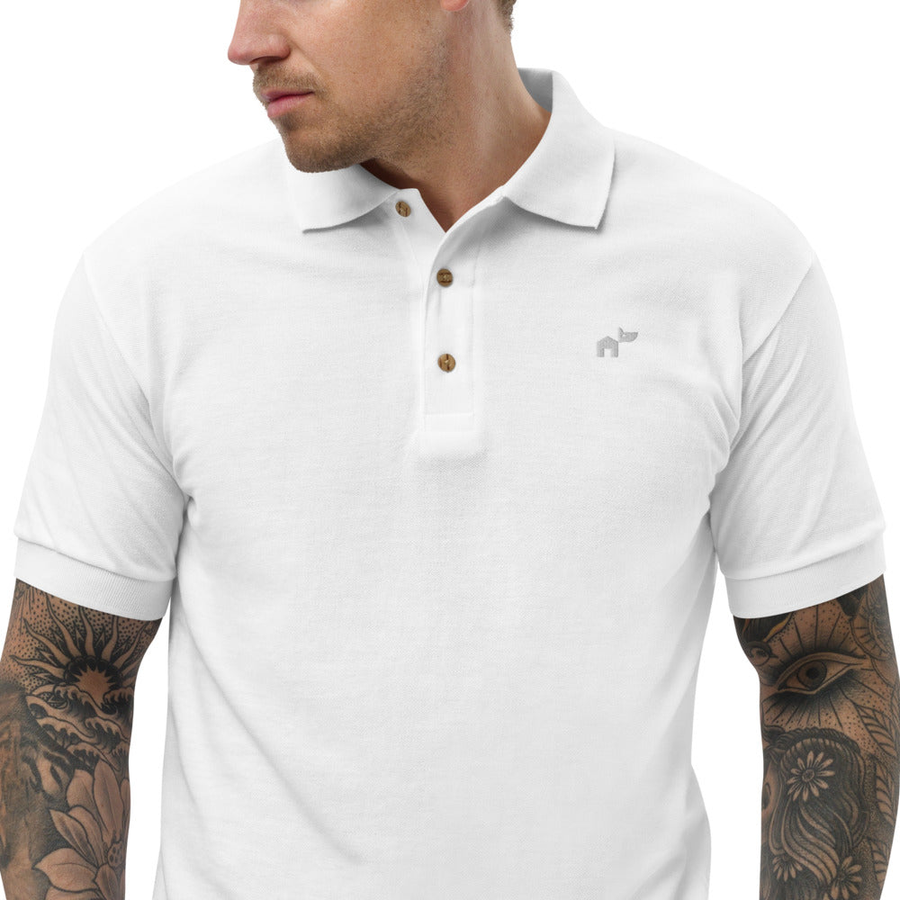 Classic Polo Shirt by Gildan - Embroidered -  5 Color Choices