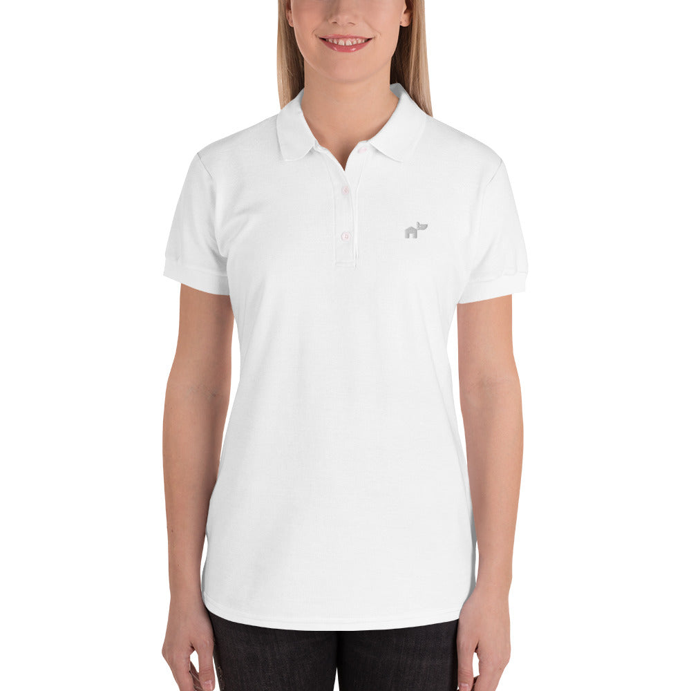 Embroidered Women's Polo Shirt by Gildan
