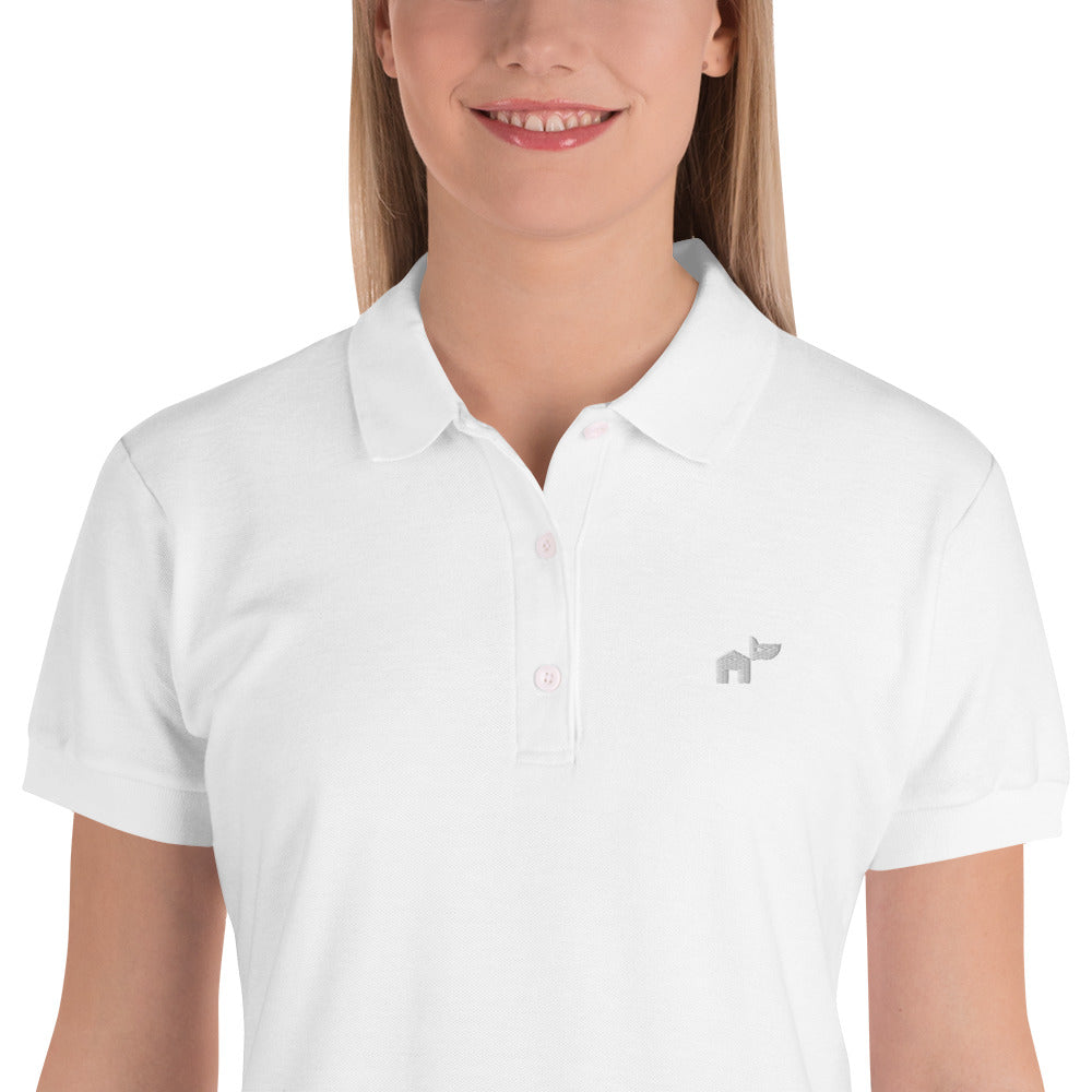 Embroidered Women's Polo Shirt by Gildan
