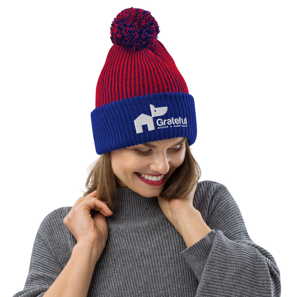 Beanie - Pom-Pom Style -  3 Color Options