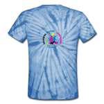 Unisex Tie Dye T-Shirt - spider baby blue