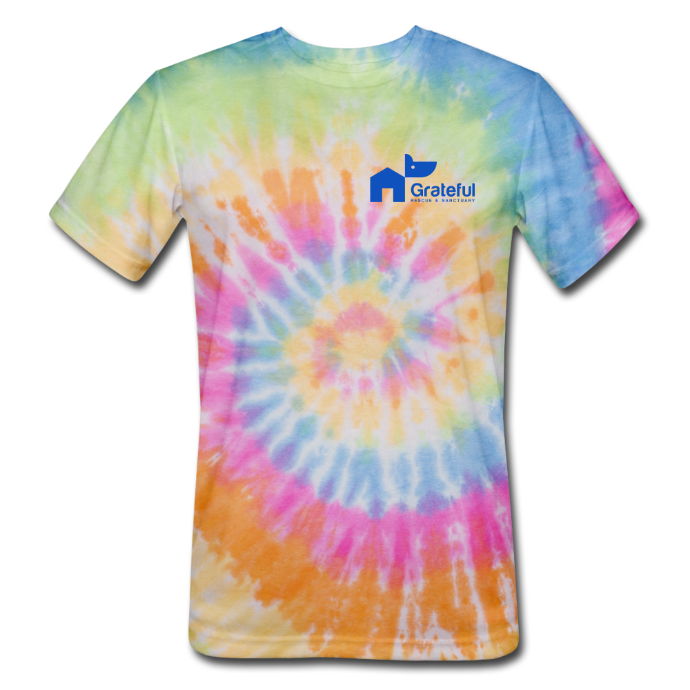 Unisex Tie Dye T-Shirt - rainbow