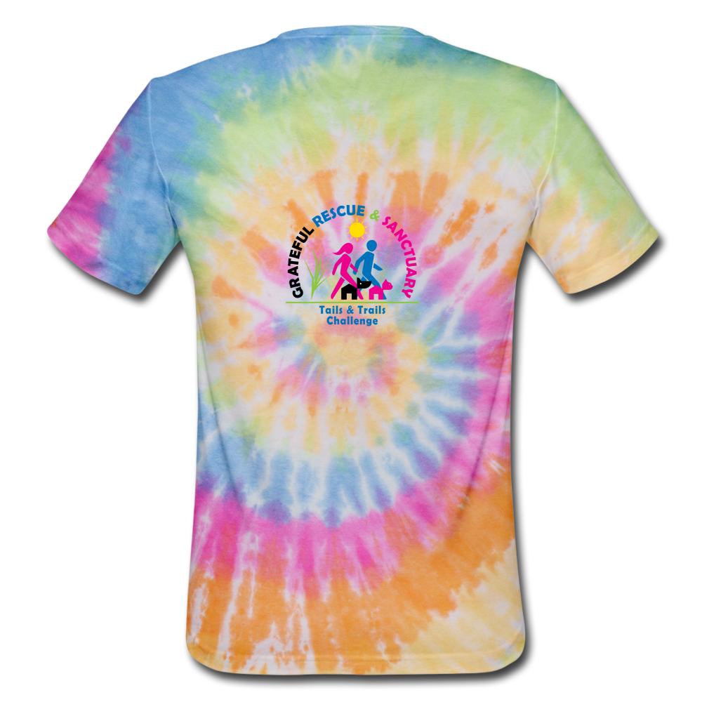 Unisex Tie Dye T-Shirt - rainbow