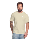 Fitted Cotton/Poly T-Shirt by Next Level - heather cream