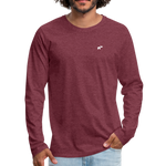 Premium Long Sleeve T-Shirt - heather burgundy