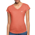 Women's Tri-Blend V-Neck T-Shirt - heather bronze