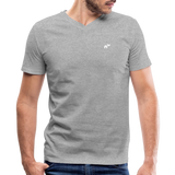 Men's V-Neck T-Shirt - heather gray