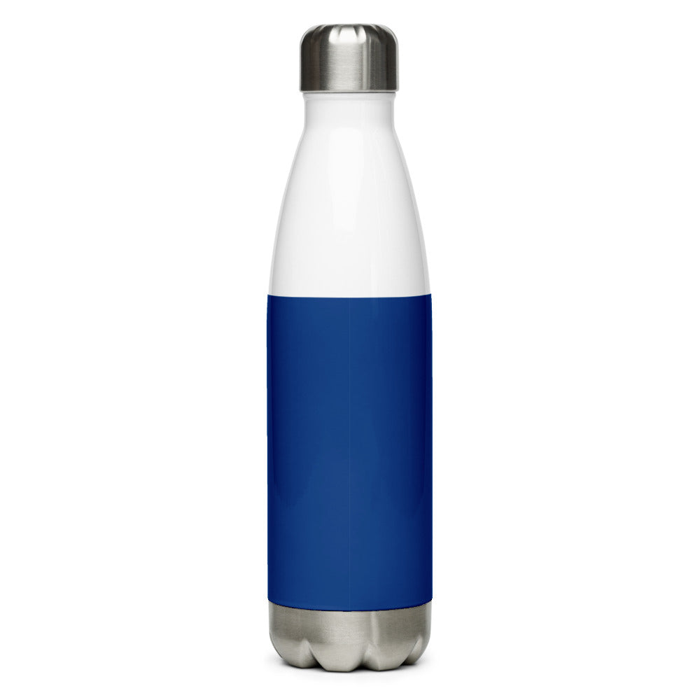 Grateful Stainless Steel Water Bottle in Blue