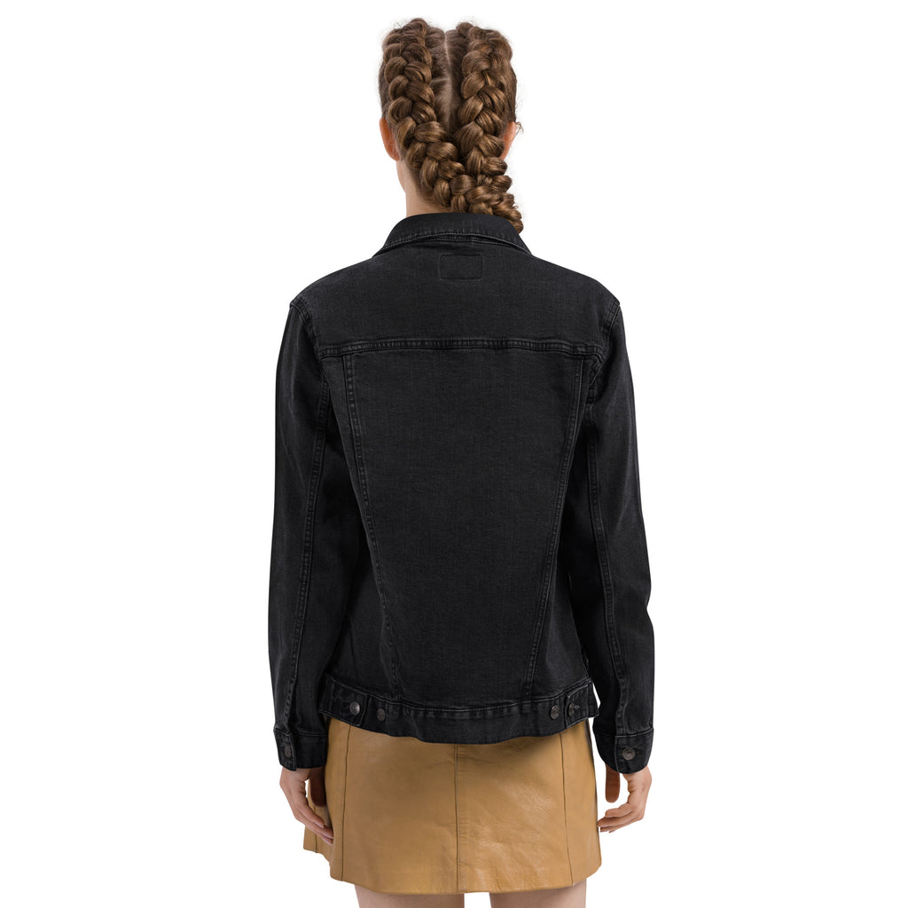 Women's Denim Jacket w Embroidered Logo