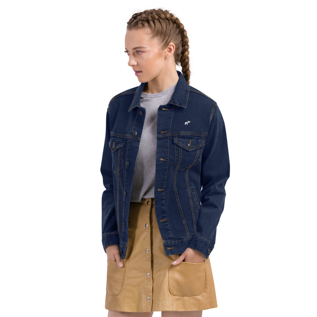 Women's Denim Jacket w Embroidered Logo