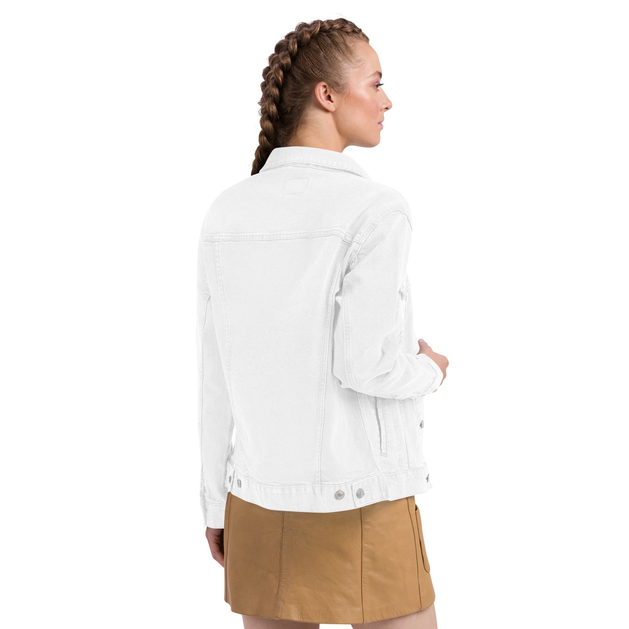 Women's Denim Jacket w Embroidered Logo