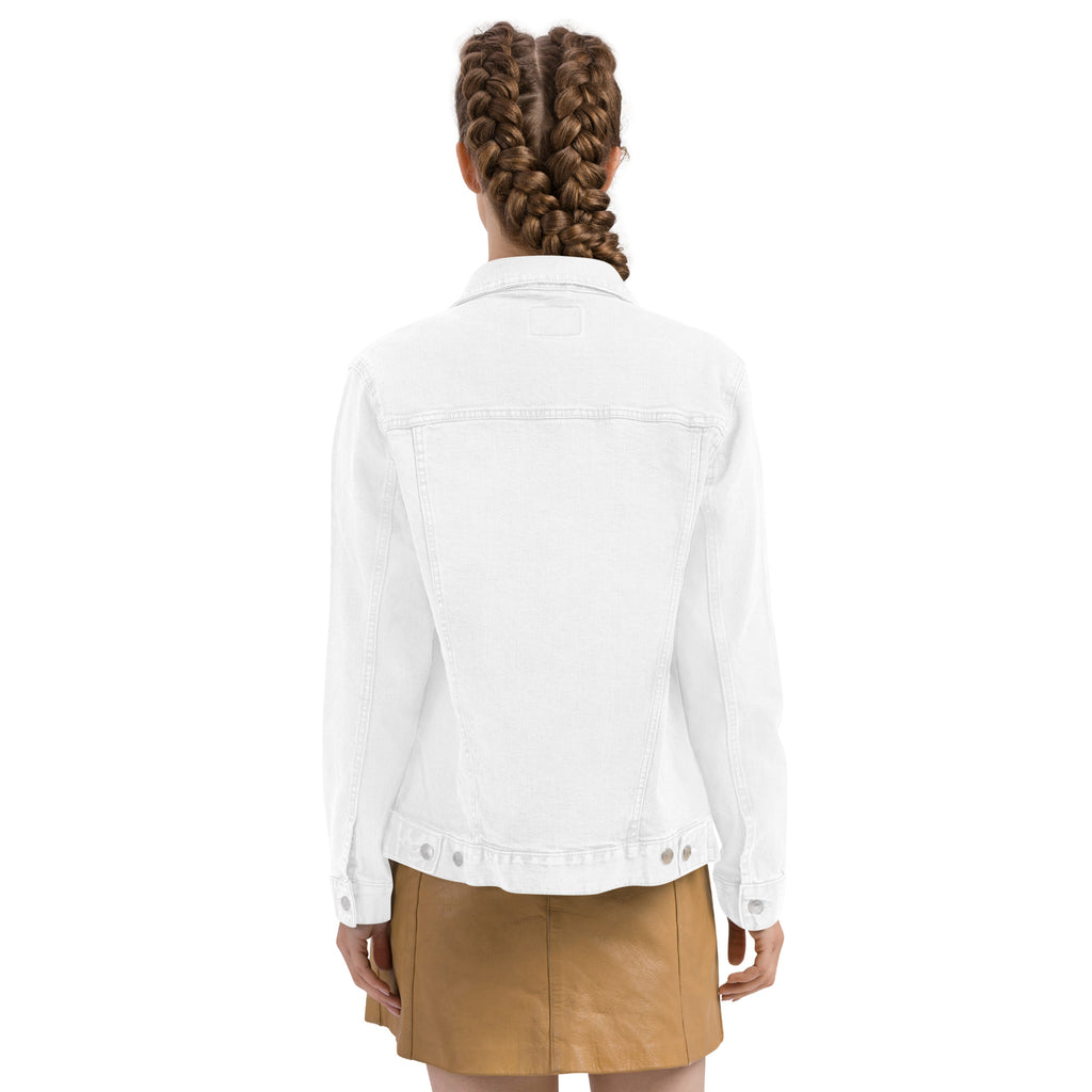 Women's Denim Jacket w Embroidered Logo