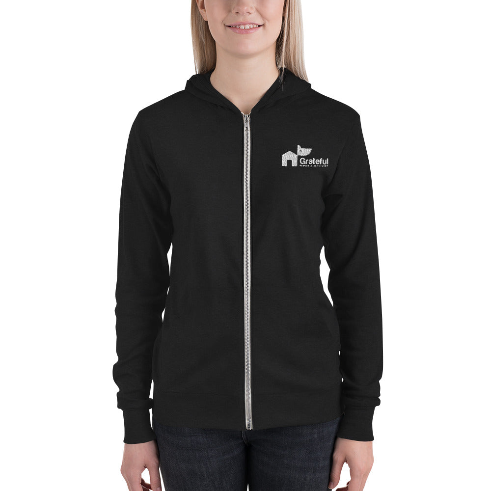 Light Weight  Zip Hoodie - 3 Color Options