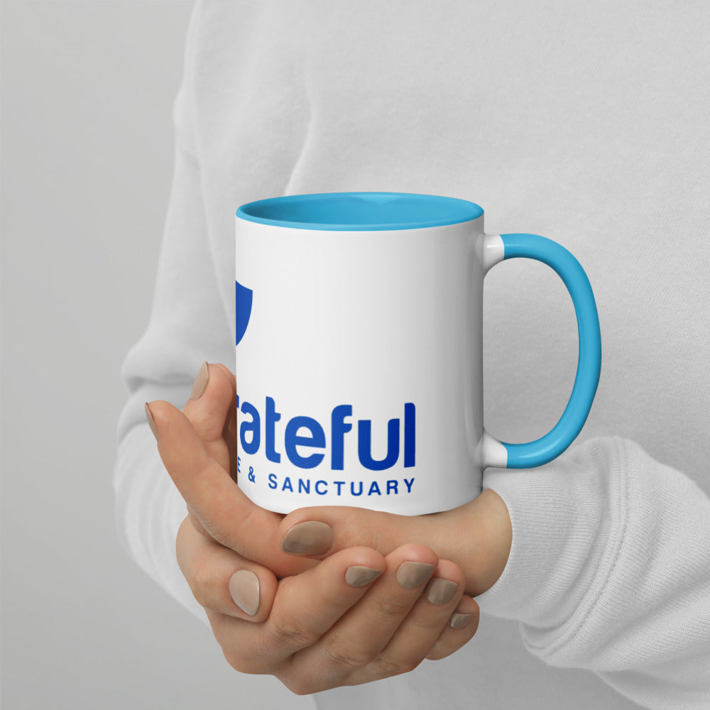 Grateful Mug with Color Inside - 6 Color Options