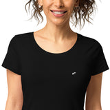 Women’s Basic Organic T-shirt w Embroidered Logo