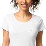 Women’s Basic Organic T-shirt w Embroidered Logo